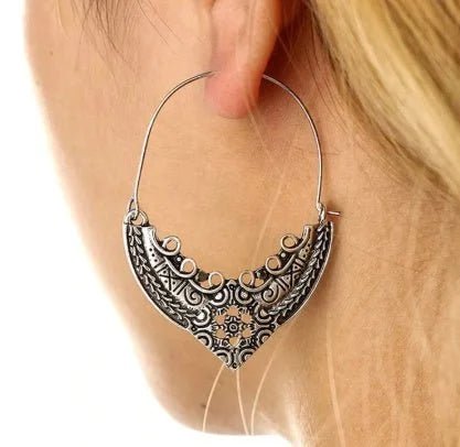 Bohemian Ethnic Earrings | Handmade Statement Jewelry for Women - HalleBeauty